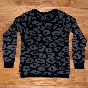 Subtle cheetah print sweater